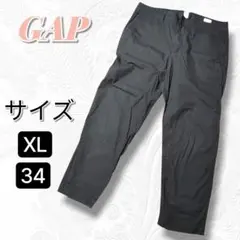 GAP ギャップ チノパン メンズ XL 34 黒 ブラック コットン パンツのサムネイル