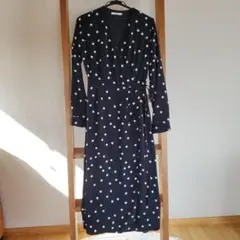 【SLY】ドット　ラップドレス