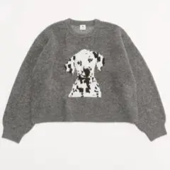 ニコアンド 2025 DOG アソートニットプルオーバー Lサイズ