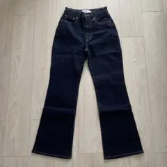 MOUSSY マウジー フレアデニム ブーツカット 濃紺 ジーンズ 26 - メルカリ