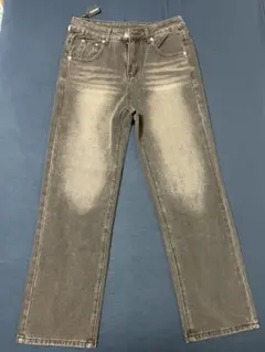 黒色ストレートレッグデニム Lサイズ