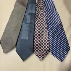 メンズ ネクタイ 4本セット まとめ売り