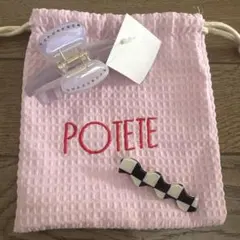 POTETE ミニヘアクリップ 3点セット - メルカリ