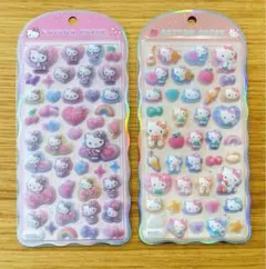 ハローキティ コットンパフィシール2枚セット