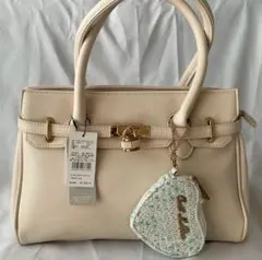 CECIL McBEE　オフホワイト　ハンドバッグ