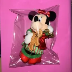 ディズニーシー ミニー ぬいぐるみバッジ クリスマス 2022