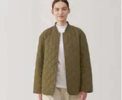 無印良品MUJI ⭐️カーキ洗える中綿キルティングジャケット