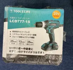 TOOLS LIFE 充電式ドライバドリル LCD777-1S