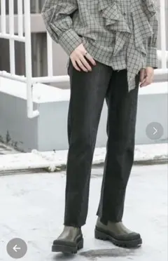 KBF+ ブラック デニムパンツ