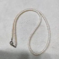 池蝶真珠 淡水真珠 3-3.5mm パールネックレス 42cm - メルカリ