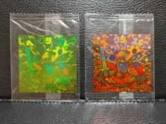 け*パ様 「難有り」ビックリマン　ホロセレクション２　ヘラクライスト緑　赤　BM