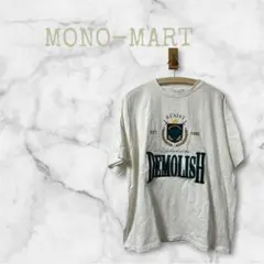 MONO-MART カレッジロゴ刺繍 Tシャツ S（実寸XL相当オーバーサイズ）のサムネイル