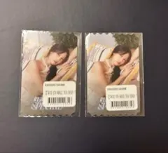 TWICE ミナ　オンラインくじ　チケット風フォトカード