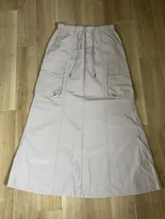 GU カーゴマキシスカート　ピンク