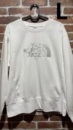 THE NORTH FACE ホワイト トレーナー Lサイズのサムネイル