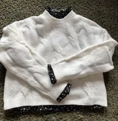 ニット セーター　シャツ　セット　ZARA