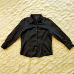 H.O.B. ブラック長袖シャツ 15R