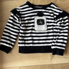 kate spade ストライプ長袖カットソー 110