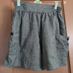 グレー ポケット付き キュロット（М）お値下げ！