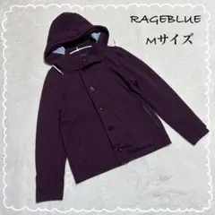 【RAGEBLUE/レイジブルー】　パーカー　ブルゾン フーディ　パープル　M