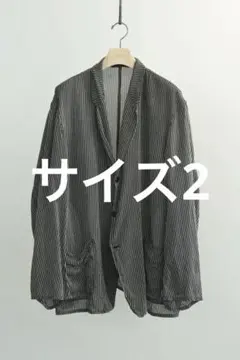 comoli 26ss ストライプジャケット 2番 - メルカリ