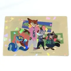 ズートピア2　映画　ナムコ　namco　特典　ホログラムステッカー　ニック　他