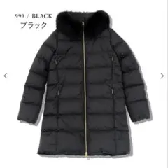 DUVETICA ファー付きダウンジャケット　ブラック　サイズ42 中古・古着通販】DUVETICA (デュベティカ) フォックスファーダウン