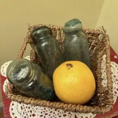 送料込み　アンティーク⭐︎ガラス浮き玉3個セットで　送料込み