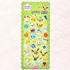 ポケモンフェイス❤︎【韓国正規品】ポケモン マシュマロシール ぷっくり 立体