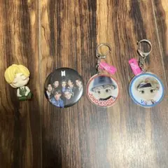 BTS バッジ キーホルダー セット
