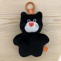 モジョジョジョ Mojojojo 黒猫　カラビナ　マスコット　ぬいぐるみ