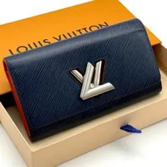 ✨新品同様✨　ルイヴィトン❤️　エピ　ポルトフォイユ　ツイスト　ベージュ ルイヴィトン 長財布 エピ ポルトフォイユ・ツイスト ブラック