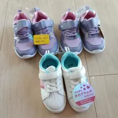 新品　キッズ　シューズ　3足
