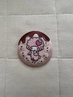 サンリオキャラクターズ 刺繍缶バッジ マイスウィートピアノ