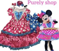 ディズニー　パルパルーザ　ミニーちゃん　衣装　水玉ワンピ Dハロ　仮装　コスプレ
