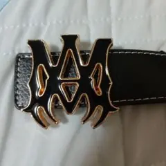 amiri アミリ ベルト 黒金