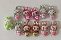 おまけ付き　デコパ　デコパーツ　ラブブ　10個セット　キラキラ