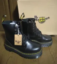 26cm 新品 ドクターマーチン JADON ジップ レザー ブーツ ブラック