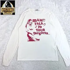 ヒステリックグラマー ロンT ヒスガール プリント M