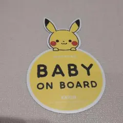 monpoke BABY ON BOARD ステッカー KATOJI
