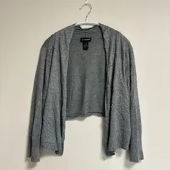 ❃lanebryant ❃グレー×ラメ七分丈カーディガン 【サイズ不明】
