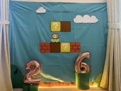 スーパーマリオ　背景　壁面