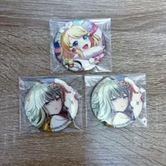 プロセカ/草薙寧々/鏡音リン/グリッター缶バッジ 3つセット
