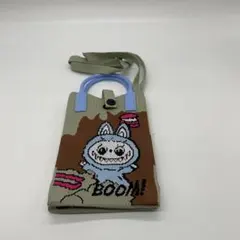 新品未使用　ブルー　ラブブ　スマホショルダーバッグ