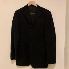 ブラック ストライプ ビジネススーツジャケット