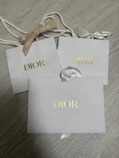 DIOR ショップ紙袋 ショッパー コスメショッパー 3枚