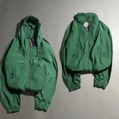 新品タグ付 90s shell jacket nylon tech グリーン