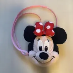 ミニーマウス ポシェット コインケース パスケース付き