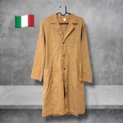 イタリア製ユーロヴィンテージショップ コートワークコート ブラウン 42