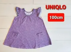 UNIQLO 小花柄ワンピース 100cm